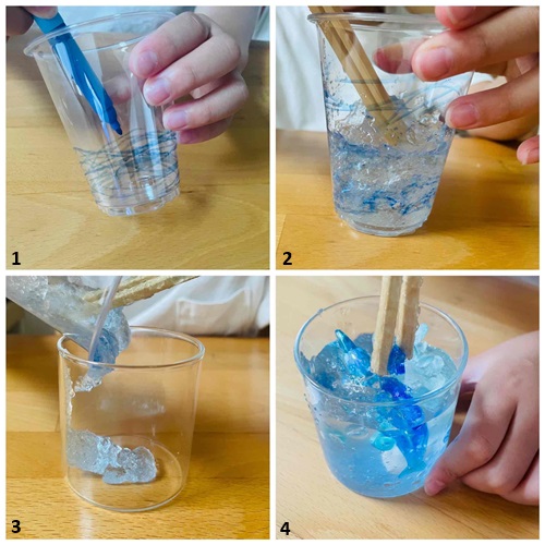 保冷剤の中身で作るアクアリウム風芳香剤の作り方と手順